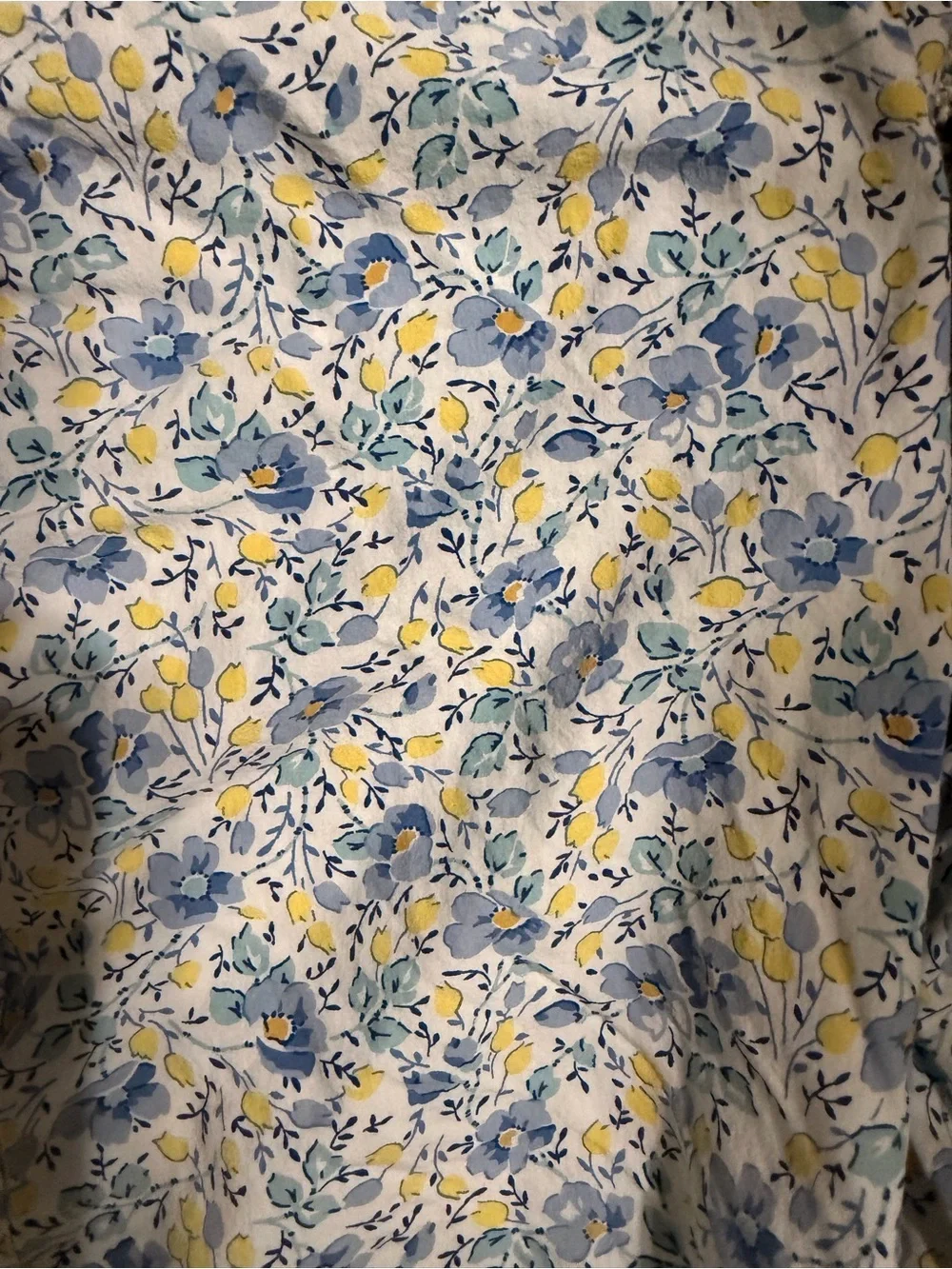 OshKosh B'gosh Blue and Yellow Floral Blouse
